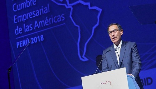 Presidente Vizcarra destaca rol del empresariado y subraya que crecimiento económico no puede darse sin institucionalidad