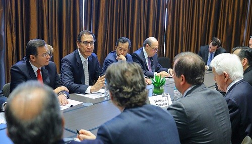 Presidente Vizcarra: Perú buscará aumentar sus vínculos comerciales y de inversiones con EE.UU