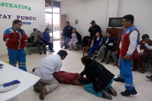 SAMU fortalece la respuesta a situaciones de emergencias en Huancavelica