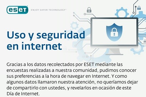 ESET devela que el 53% de los usuarios pasan más de 6 horas al día conectados a Internet