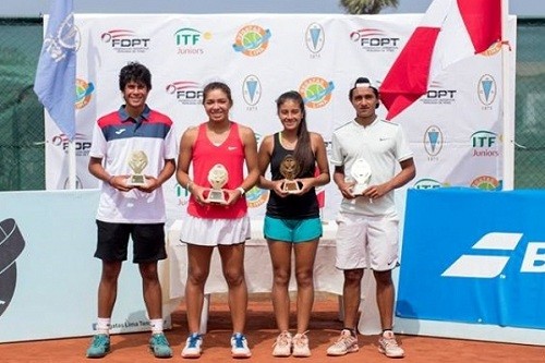 Selección peruana se llevó el título del Junior Open de Tenis
