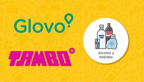 Glovo y Tambo+ se unen para ofrecer bebidas y snacks por delivery