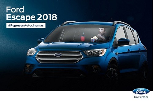 Ford Escape te invita a vivir una experiencia única con su campaña #RegresenAutocinemas