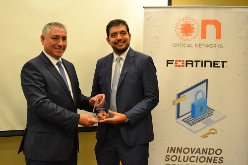 Optical Networks es reconocida por Fortinet como uno de sus socios de negocio más destacados