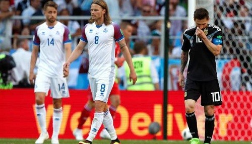 Mundial Rusia 2018: Argentina e Islandia empatan 1-1