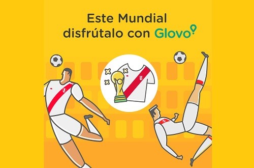 Glovo ofrece delivery gratis durante los partidos que jugará Perú