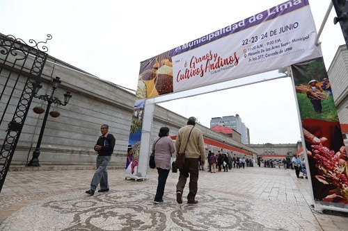 La MML celebra el Día del Campesino con Feria Cultural productiva Granos y Cultivos Andinos