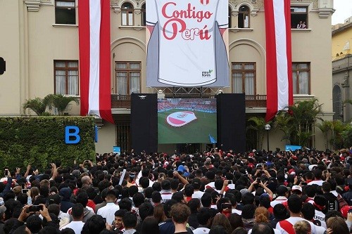Miraflores instalará pantalla por partido Perú - Australia