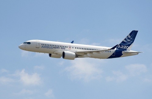 Airbus presenta el A220-100 y el A220-300