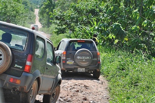 Tres días de aventuras off road en la selva alta a bordo de camionetas Suzuki