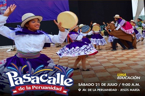 Escolares relucirán identidad cultural en Pasacalle de la Peruanidad 2018 por Fiestas Patrias