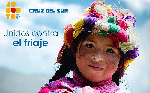 Cruz del Sur se une a campaña humanitaria contra el friaje