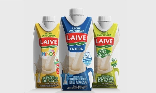 Laive lanza leche evaporada elaborada a base de 100% leche de vaca y con moderna tapa rosca