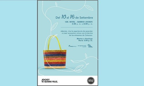 Jockey plaza te invita a la Feria de Primavera con las Artesanas de Catacaos-Piura