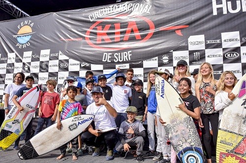 Se cerró la Tercera Fecha del Circuito Nacional Kia de Surf en Huanchaco