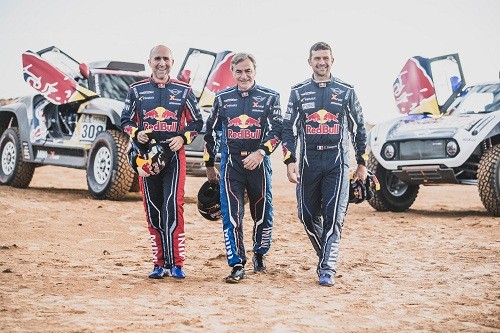 Carlos Sainz, Cyril Despres y Stéphane Peterhansel conforman 'dream team' para el Dakar 2019