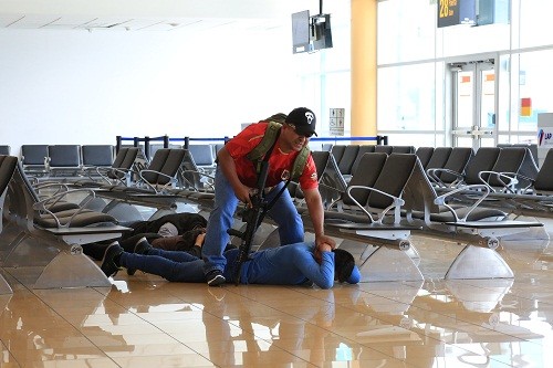 Lima Airport Partners realiza simulacro de interferencia ilícita en el Aeropuerto Internacional Jorge Chávez