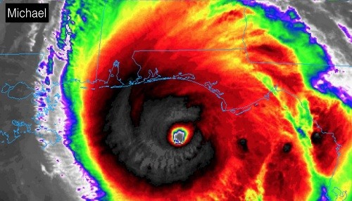 Huracán Michael: tormenta sube a categoría 4 y comienza a azotar Florida