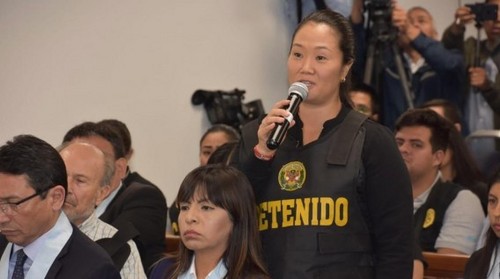 Poder Judicial decide hoy sobre el pedido de apelación presentado por la defensa de Keiko Fujimori