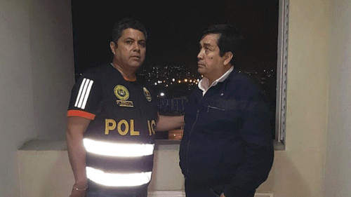 Excongresista Benicio Ríos Ocsa se entregó a la policía