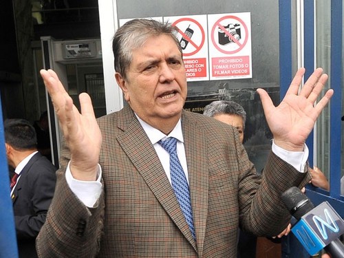 Poder Judicial dicta impedimento de salida del país contra Alan García