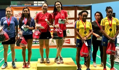 Bádminton peruano logra medalla de oro y plata en el XII Suriname International 2018