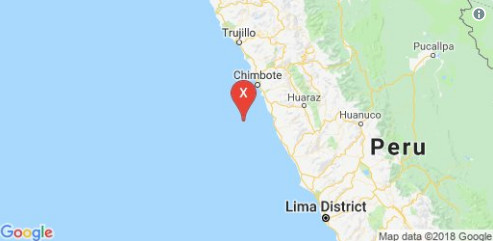 Un movimiento telúrico de magnitud 5,7 remece la costa peruana