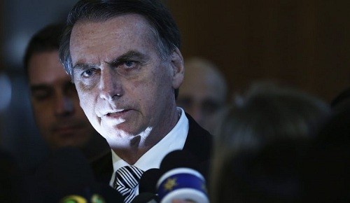 Bolsonaro de Brasil dice que se opondrá a los gobiernos de Venezuela y Cuba