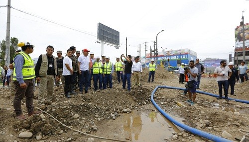 San Juan de Lurigancho: se puso en marcha acción multisectorial para atender emergencia por aniego