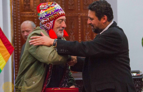 Robert de Niro recibió las llaves de la ciudad del Cusco