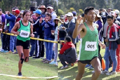Rina Cjuro y Omar Ramos: nuevos campeones nacionales de Cross Country
