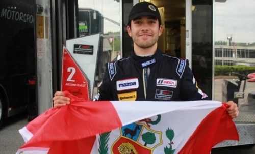 Piloto peruano Rodrigo Pflucker tiene brillante participación en EE.UU.