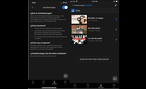 Netflix lanza función de Autodescargas en dispositivos iOS