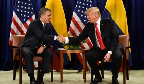 Donald Trump e Iván Duque discutieron sobre los esfuerzos para expulsar a Nicolás Maduro de Venezuela
