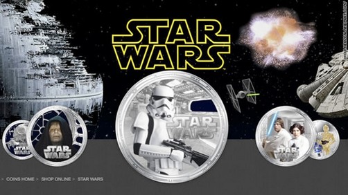 Monedas de 'Star Wars' tendrán valor en una isla