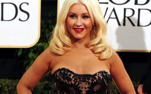 Christina Aguilera nuevamente en panties