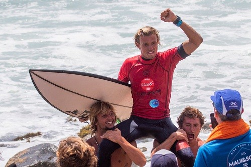 Gatien Delahaye de Francia es el Campeón del Mundial de Surf en Punta Hermosa