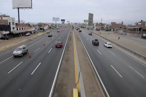Panamericana Sur cambiará de sentido este domingo