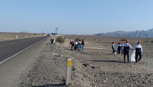 Ministerio de Cultura realizó campaña de limpieza en las Pampas de Nasca