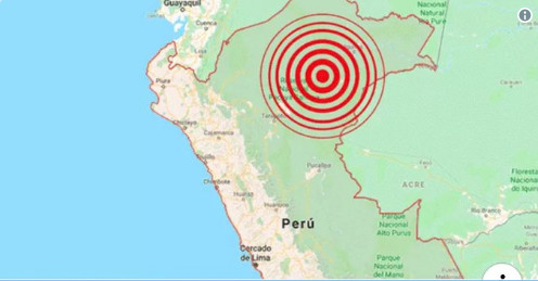 Fuerte seismo remece el Perú: magnitud 7,5