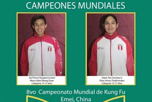Delegación Peruana logró 11 medallas en el 8th World Kung Fu Championship