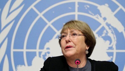 Bachelet llegó a Venezuela para controlar la situación de los derechos humanos
