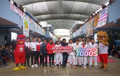 Deportistas Top Perú en las escuelas alcanza cerca 10 mil alumnos