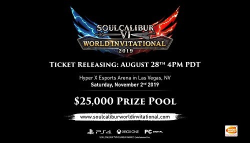 Bandai Namco Entertainment America Inc. anuncia oficialmente su torneo mundial de Soulcalibur VI