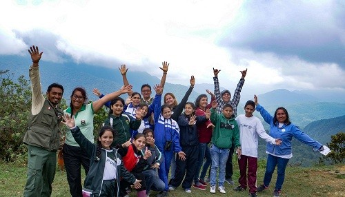 Estudiantes de Rioja y Nueva Cajamarca conocen gestión y acciones de conservación del BP Alto Mayo