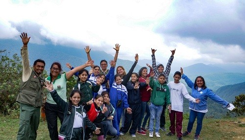Estudiantes de Rioja y Nueva Cajamarca conocen gestión y acciones de conservación del BP Alto Mayo