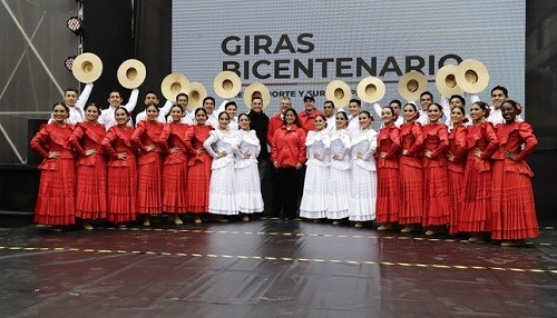 Presentan las 'Giras Bicentenario' de los Elencos Nacionales con espectáculo en Gamarra