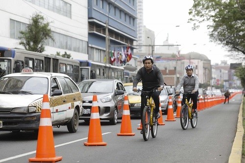 Este miércoles se hará nueva prueba del carril para ciclistas