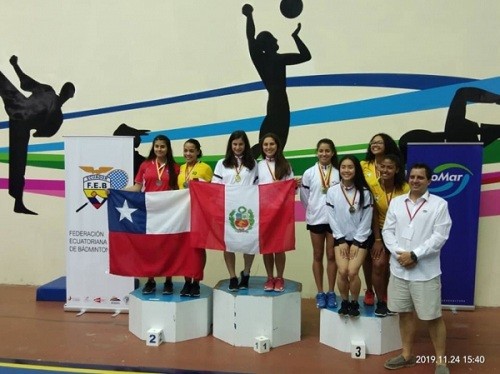 Selección de Bádminton logra 14 medallas en Sudamericano de Ecuador