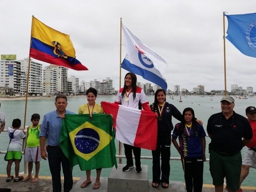 Gabriela Ccollcca logra la medalla de oro en Aguas Abiertas De Ecuador